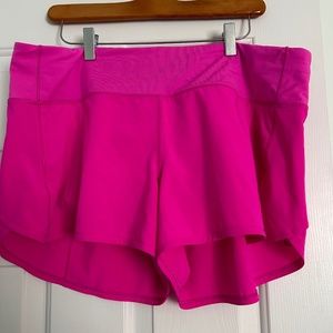 Lululemon Speed Up Mid Rise Lined Short 4”